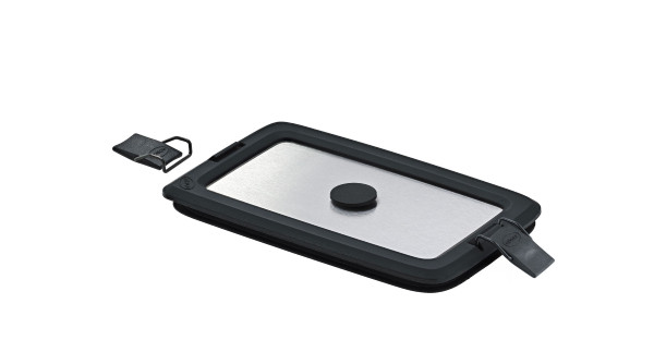 Edelstahldeckel FLEXX 2GO in silberfarben