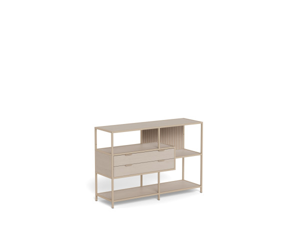 Regal SEAFORD in grau aus Materialmix