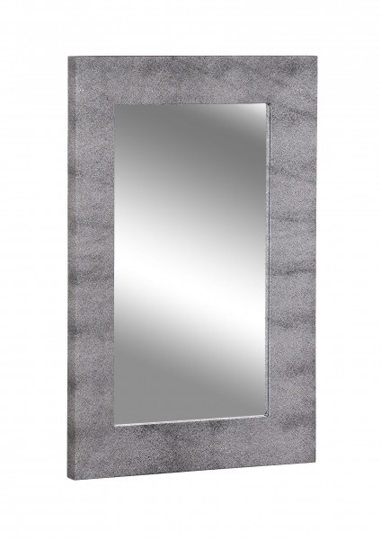 Spiegel GLAMOUR in silberfarben aus Holz