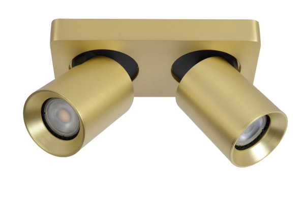 Deckenleuchte NIGEL in goldfarben aus Aluminium