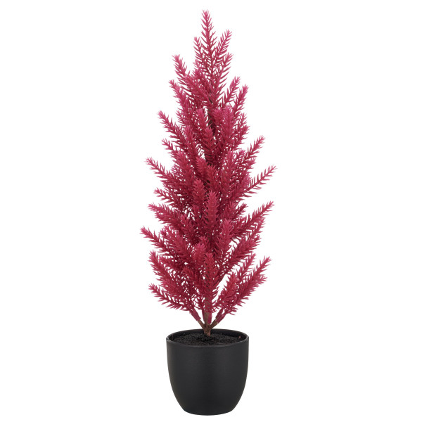 Fichtenbäumchen in pink aus Kunststoff