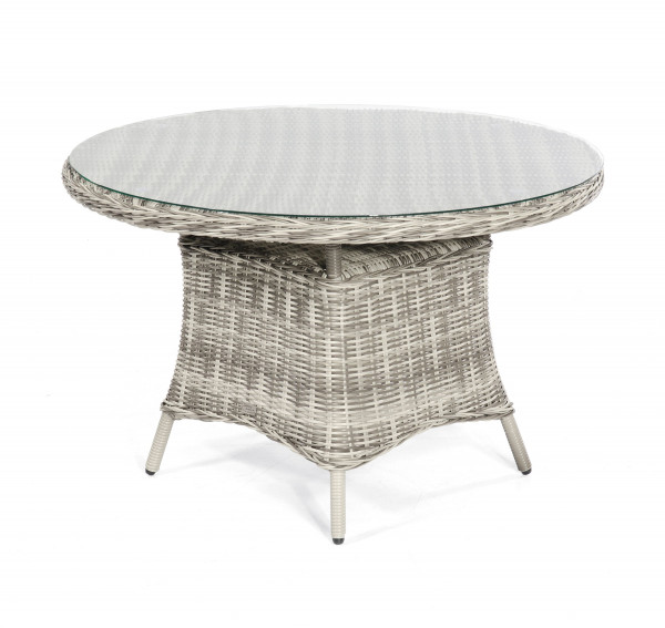 Gartentisch MIDLAND in taupe aus Kunststoff