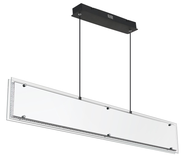 Hängeleuchte MIRRORA in schwarz aus Metall