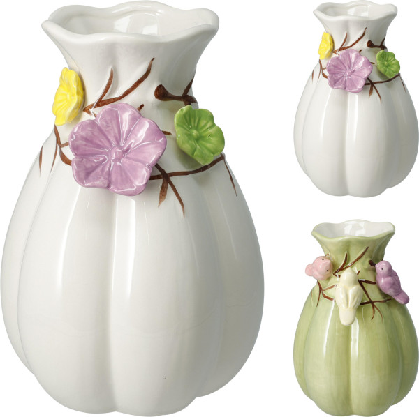 Vase in bunt aus Dolomit