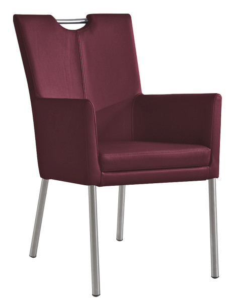 Polsterstuhl COLORADO in  Nirvana rot