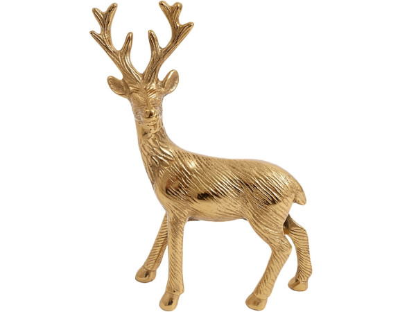 Rentier ROLF in goldfarben aus Aluminium