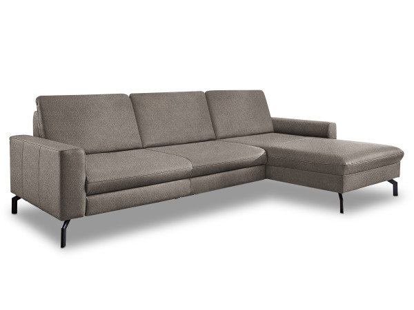 Polsterecke SYSTEMPOLSTER ZELDA in 16525 stone aus Stoff