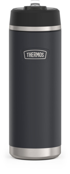 Isolierflasche THERMOS ICON in grau aus Edelstahl