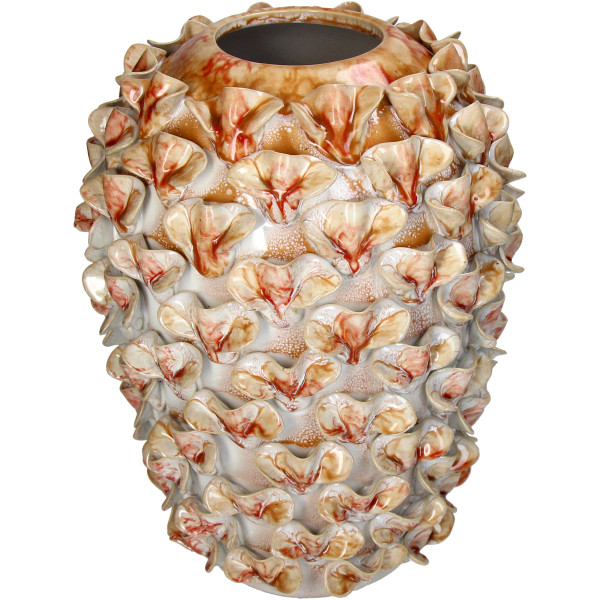 Vase TERRA in terracotta aus Steingut