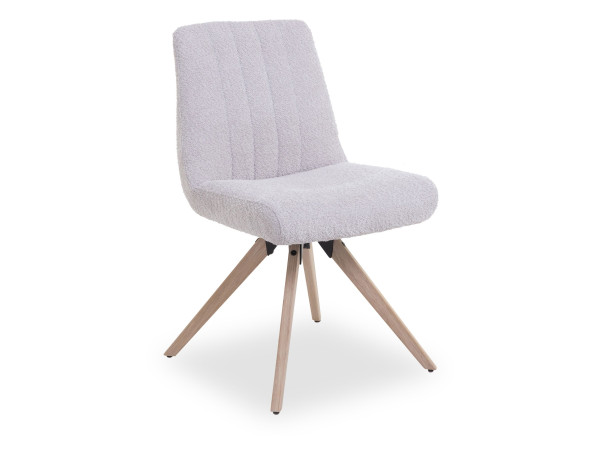 Polsterstuhl KERSTIN in Light Grey