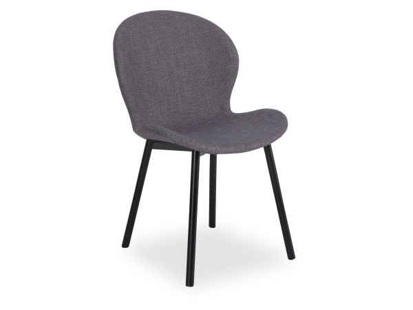 Polsterstuhl HARPER HERCHMER in hellgrau