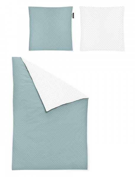 Bettwäsche Jessi-Kid Satin in jade aus Baumwolle