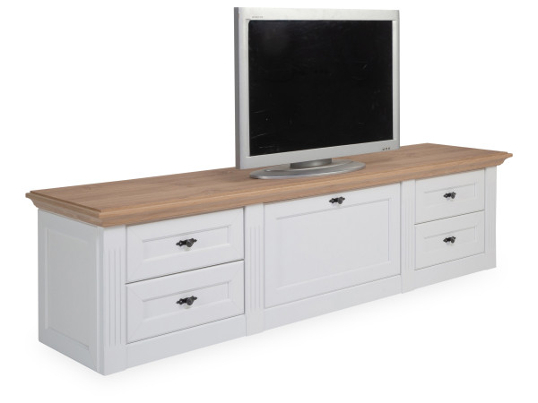 Lowboard WEHRSDORFER MAISONETTE in weiß aus Lack