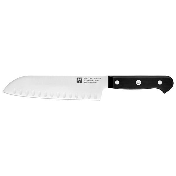 Santokumesser GOURMET in schwarz aus Materialmix