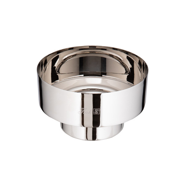 Windlicht GLAMOUR in silberfarben aus Edelstahl