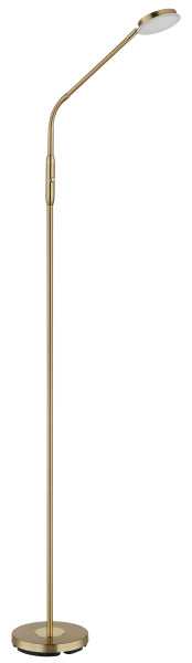 Stehleuchte SILVIO in messingfarben aus Metall