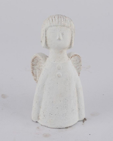 Engel in weiß aus Zement