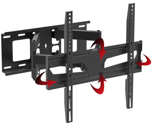 Wandhalterung B-NS 400 in schwarz aus Stahl