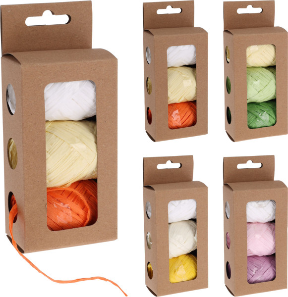 Geschenkband-Set in mehrfarbig aus Papier