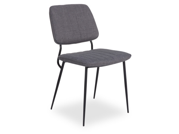 Polsterstuhl HARPER HUMBOLDT in hellgrau