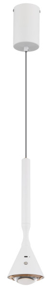 Hängeleuchte LUCINDA in weiß aus Metall