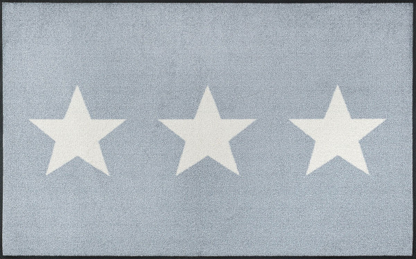 Fußmatte STARS grey in mehrfarbig aus Polyamid