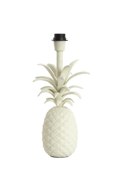 Lampenfuss PINEAPPLE in creme aus Metall