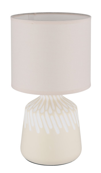 Tischleuchte RELA in curry aus Keramik