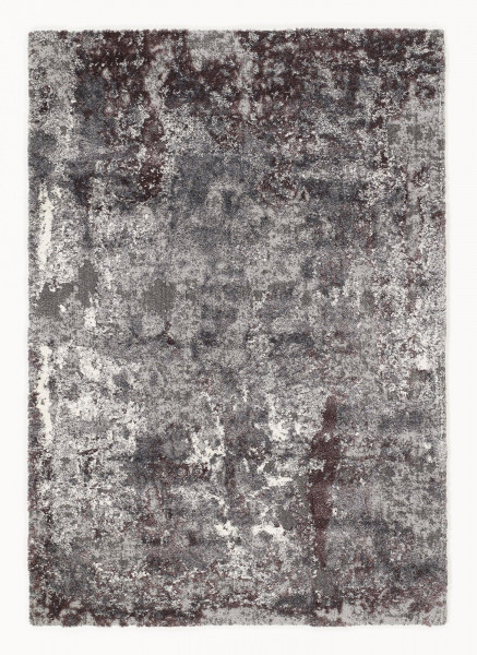 Teppich SPACE in braun/weiß aus Mischgewebe