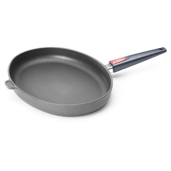 Fischpfanne WOLL NOWO TITANIUM in anthrazit aus Aluguss