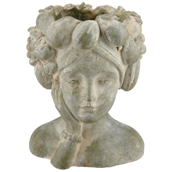 Pflanzgefäß HEAT FRUIT in jade aus Keramik