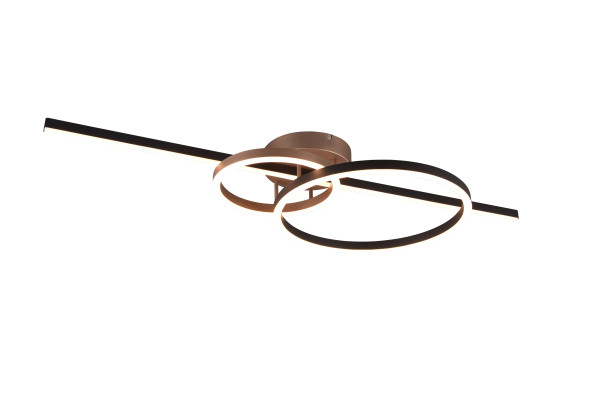 Deckenleuchte MONTILLA in schwarz aus Metall