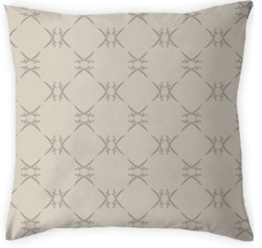 Kissenhülle SANSIBAR Säbel in silberfarben aus Polyester