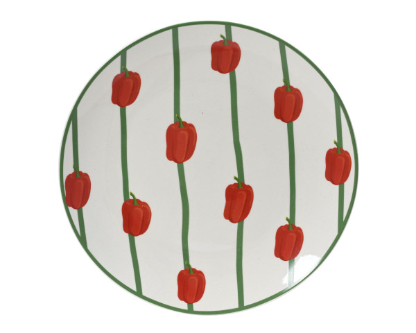 Dessertteller PAPRIKA in gelb aus Porzellan