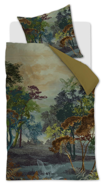 Bettwäsche FOREST GATE Satin aus Baumwolle