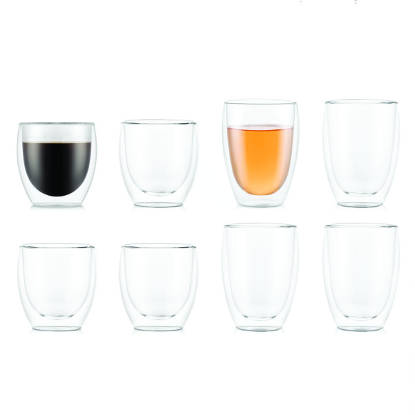 Gläser-Set bodum PAVINA in klar aus Glas