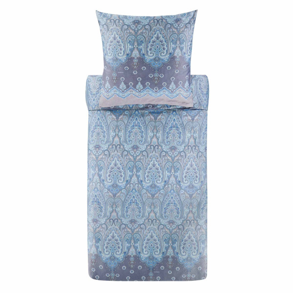 Bettwäsche ISOLABELLA in blau aus Baumwolle