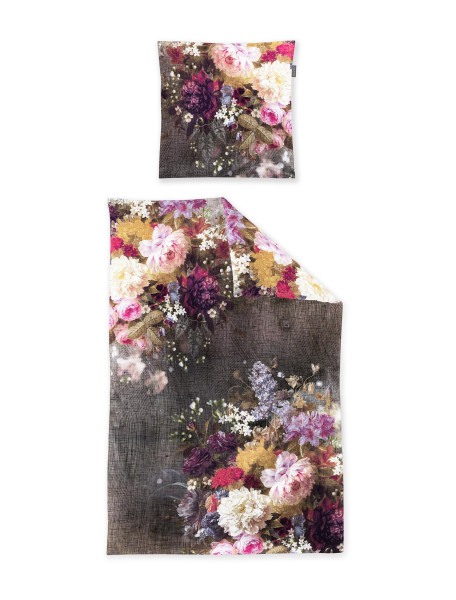 Bettwäsche ZOBEL Biber in mehrfarbig aus Baumwolle