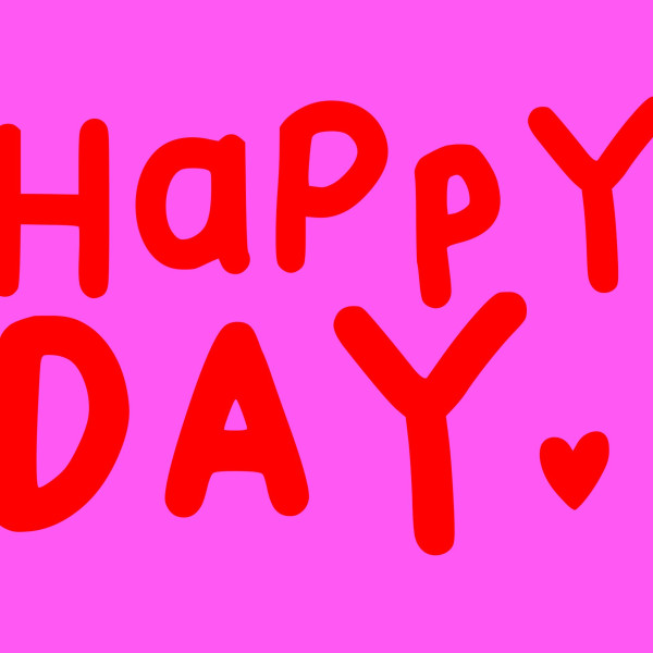 Servietten HAPPY HEART in bunt aus Papier