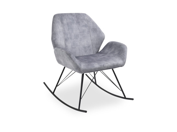 Sessel ROCKING in grau