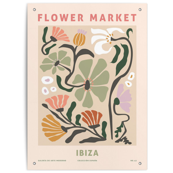 Outdoor Poster IBIZA STYLE in mehrfarbig aus PVC