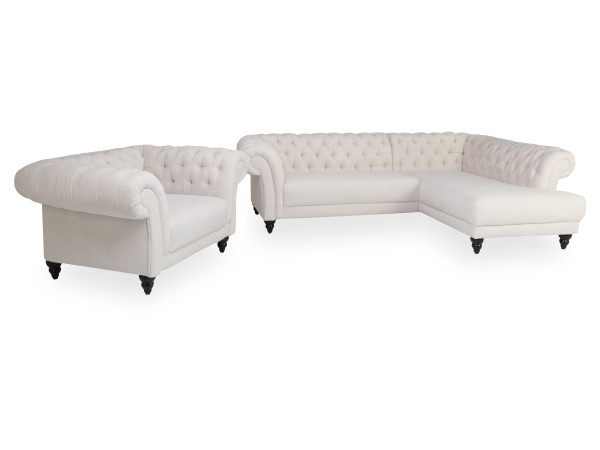Polsterecke SANSIBAR Lund in beige aus Stoff