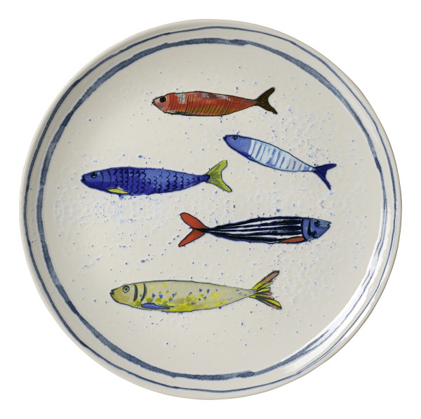 Speiseteller MARO in mehrfarbig aus Steinzeug