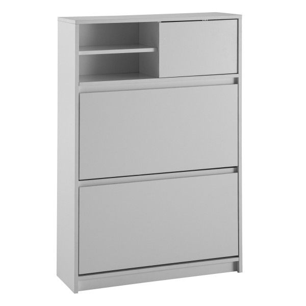 Schuhschrank in weiß aus MDF
