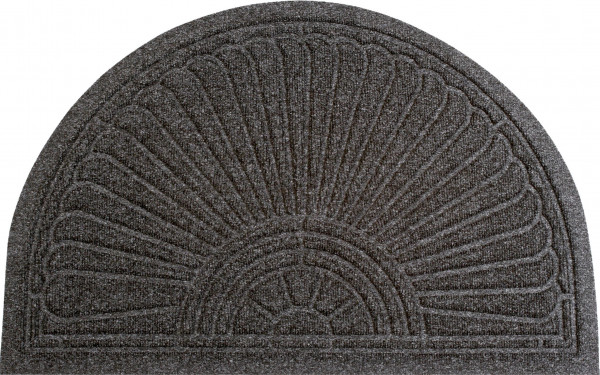 Fußmatte DUNE Halfmoon grey in anthrazit