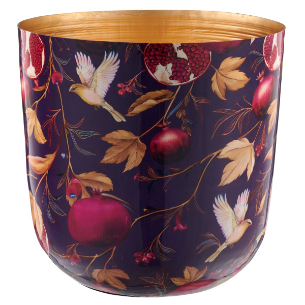 Übertopf INSTYLE in lila aus Metall