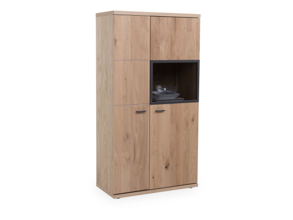 Highboard vito OTIA in Alteiche aus Teilmassiv