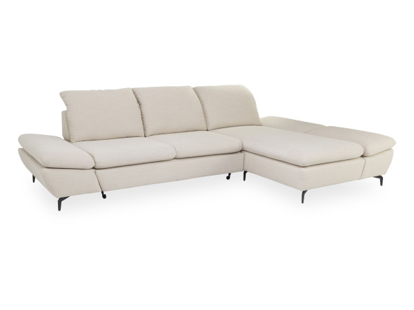 Polsterecke Sofamanufaktur WARWICK in creme aus Stoff