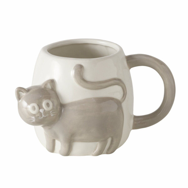 Kaffeebecher MOLLIE in mehrfarbig aus Steingut