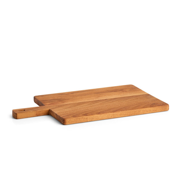 Schneide-/Servierbrett in beige aus Holz